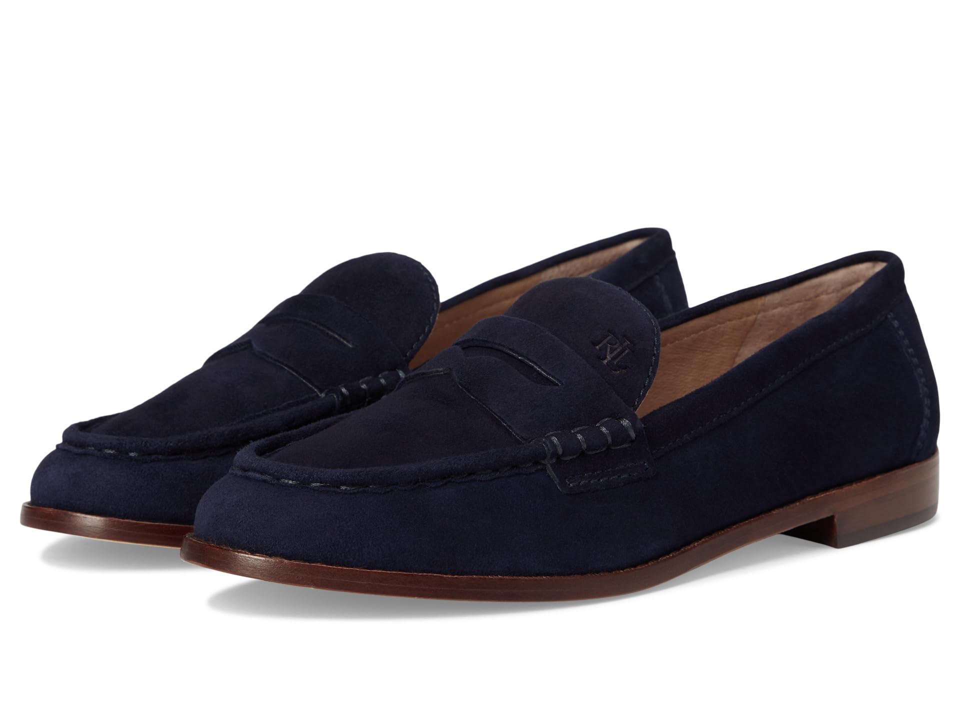 Лоферы Lauren Ralph Lauren Wynnie Suede Loafers, цвет Lauren Navy