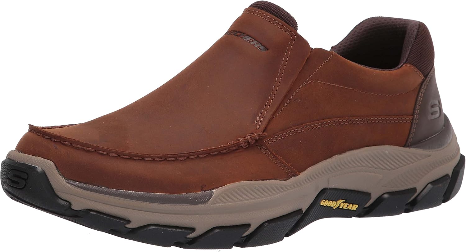 

Лоферы Skechers Mens Respected - Catel, темно-коричневый