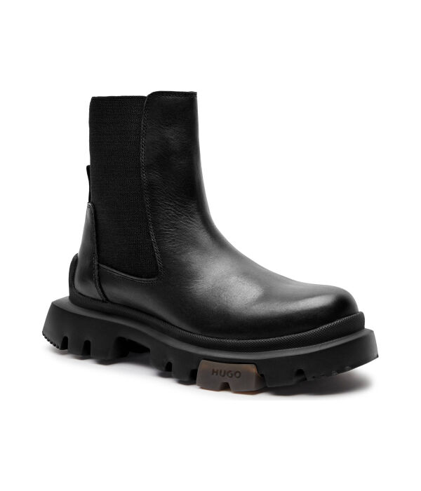 Кожаные сапоги fabyan_chbootie_lt Hugo, черный