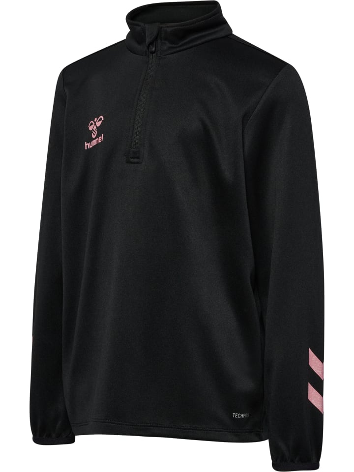 Hummel Куртка Hmlshimmer Multisport Kids с застежкой-молнией до середины груди, цвет BLACK/BRIDAL ROSE — фото 3