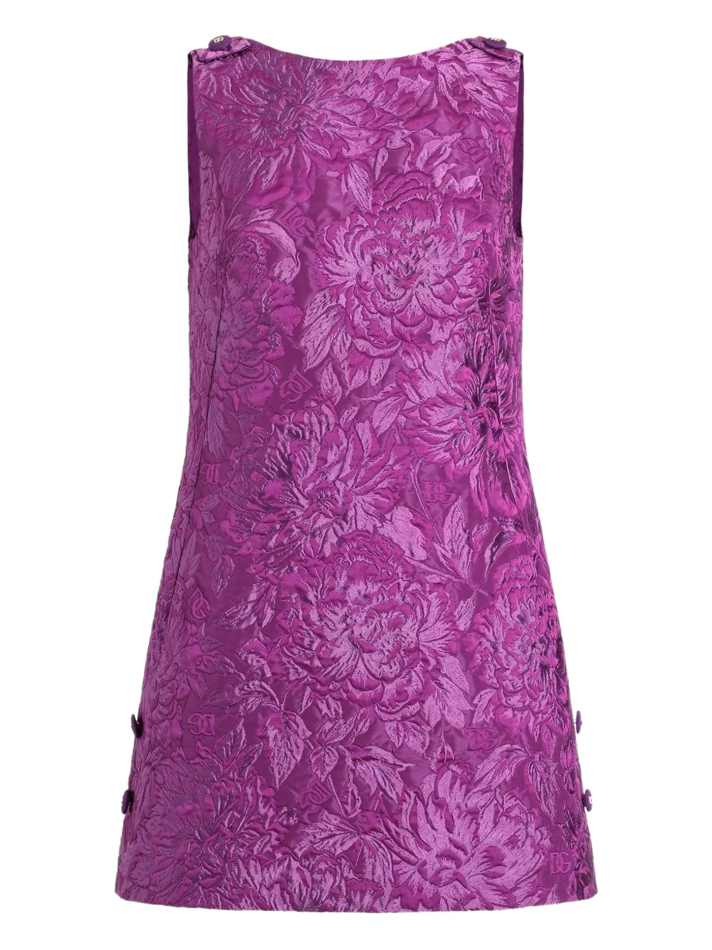 Платье Brocade Dolce & Gabbana, фиолетовый