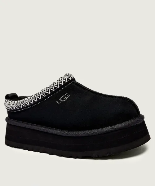 Кожаные мюли с сандалиями Tazz II Ugg, черный