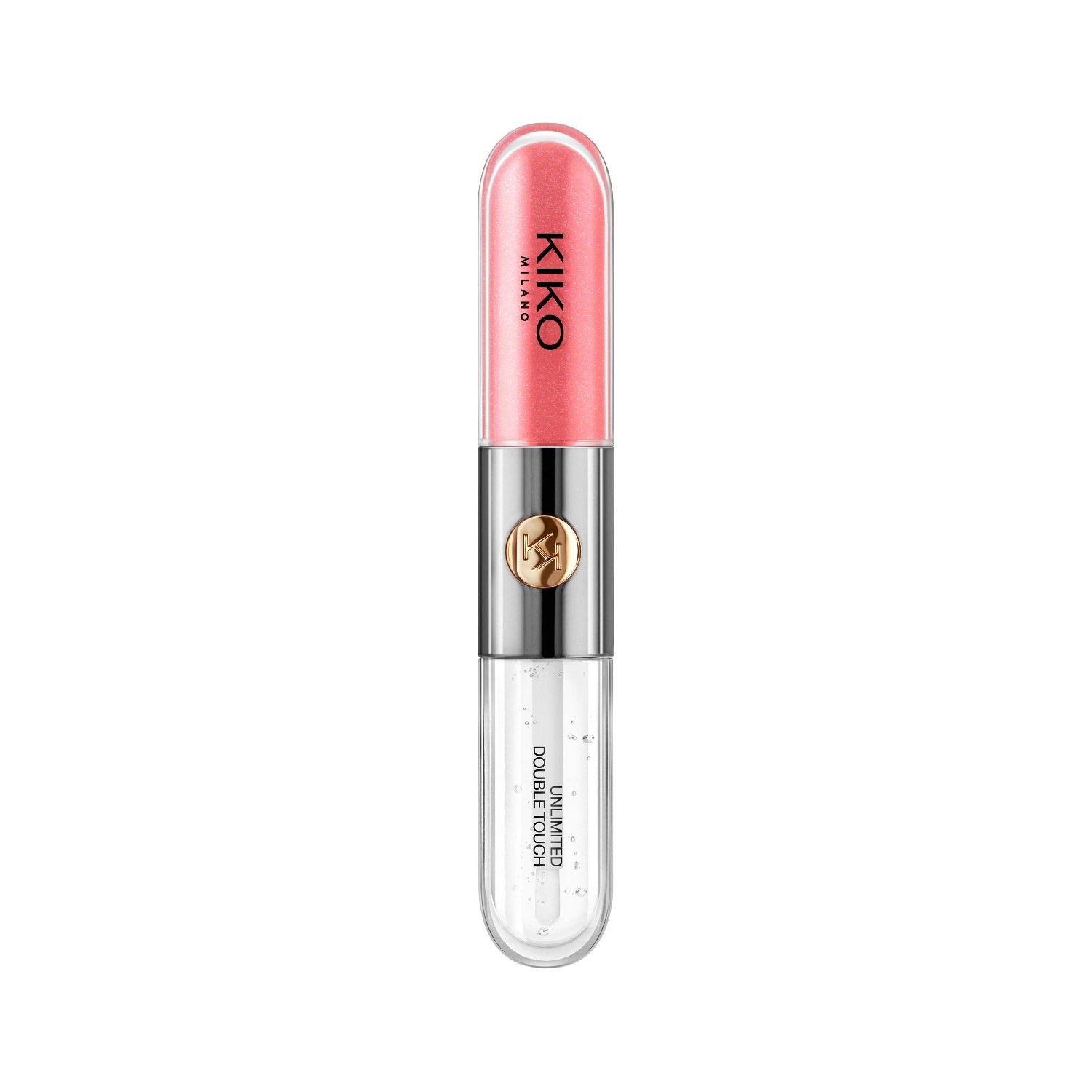 Блеск для губ Kiko Milano Unlimited Double Touch, 112 - satin peach rose, 6 мл — фото 3