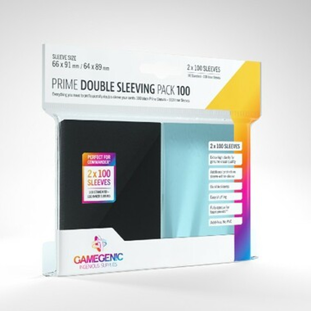 

Аксессуары Game Genic Sleeves: Prime Double Sleeving Pack (100ct)