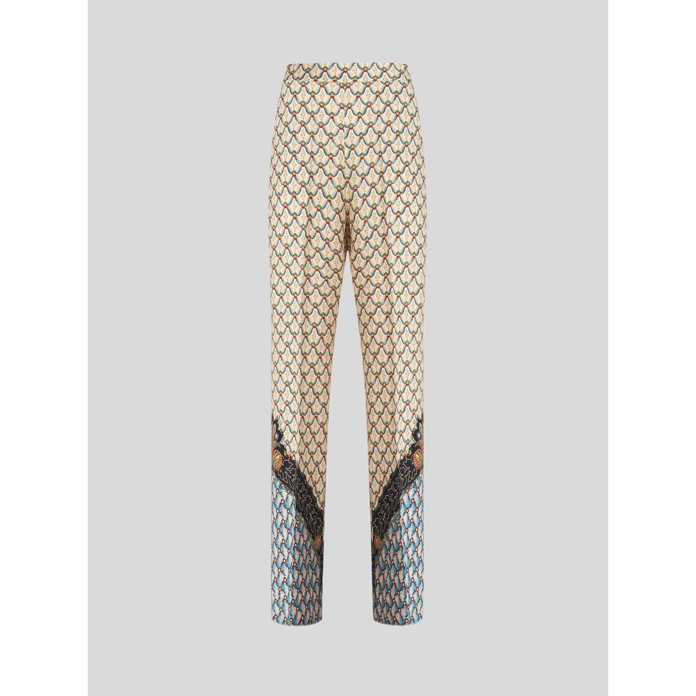 

БРЮКИ ПАЛАЦЦО С ЦВЕТОЧНЫМ РИСУНКОМ ETRO, синий