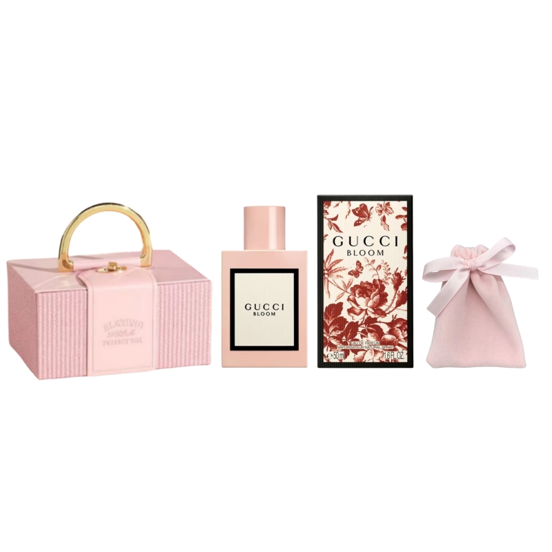 

Наборы духов для женщин Gucci, hua yue women's classic 50ml+cherry blossom розовый perfume bag