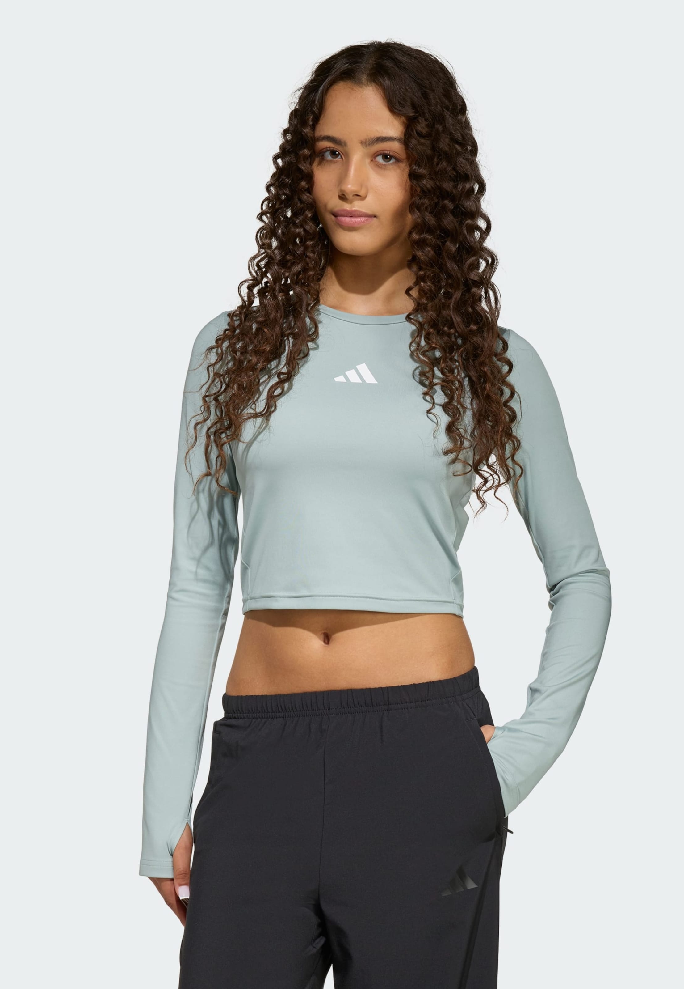 Adidas Sportswear Футболка Performance в цвете Mint — фото 2