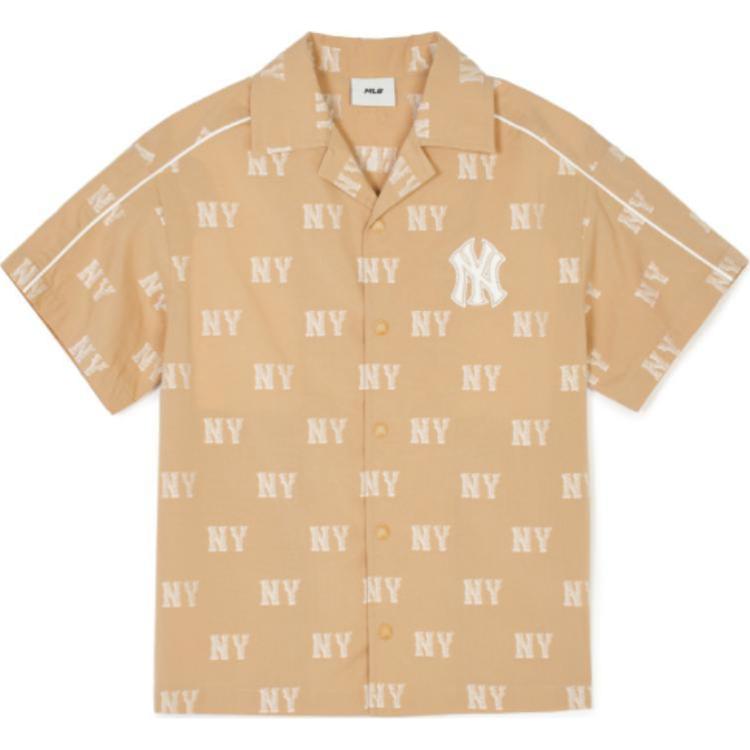 

MLB KIDS Детский топ с принтом по всей поверхности летний детский бежево-желтый