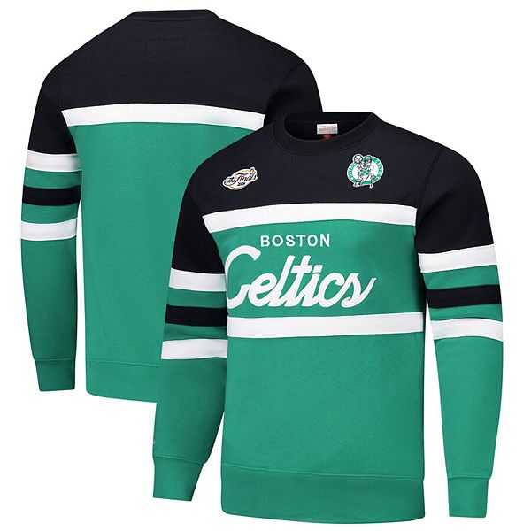 

Мужской свитшот Boston Celtics Hardwood Classics с винтажным логотипом тренера в цвете kelly green/black Mitchell & Ness, Черный, Мужской свитшот Boston Celtics Hardwood Classics с винтажным логотипом тренера в цвете kelly green/black Mitchell & Ness