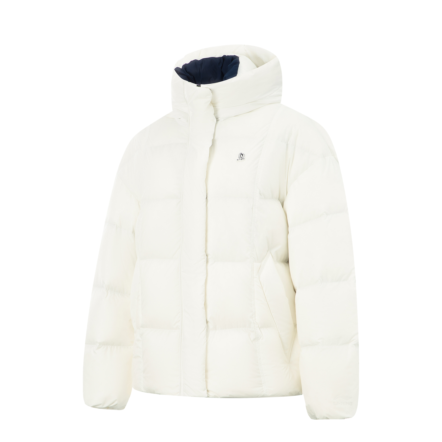 

LINING Спортивная куртка пуховик женская, Ivory