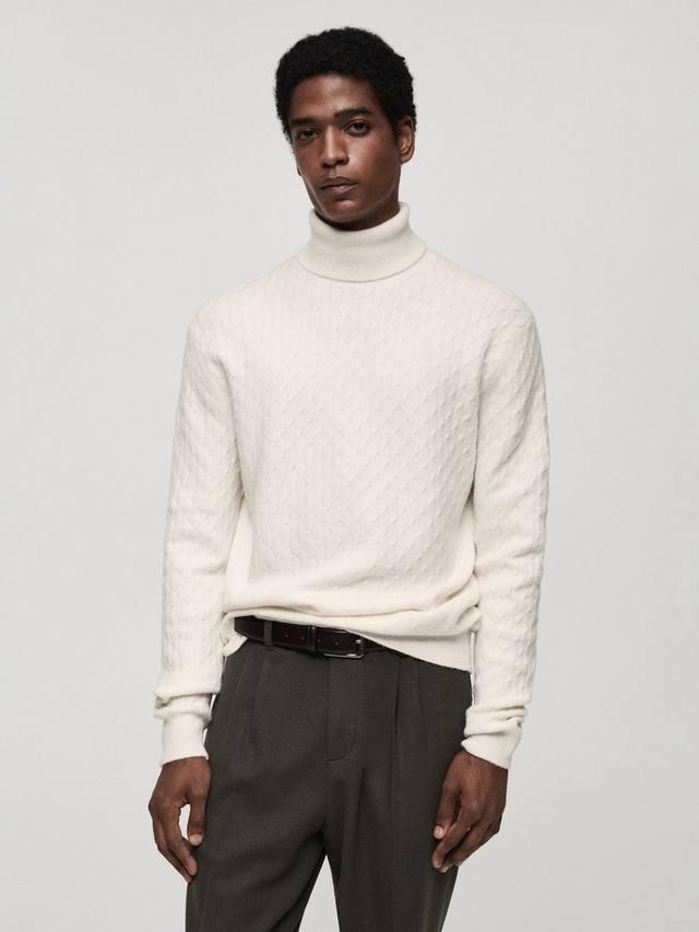 

Masiat джемпер из смесовой шерсти Mango, Natural White