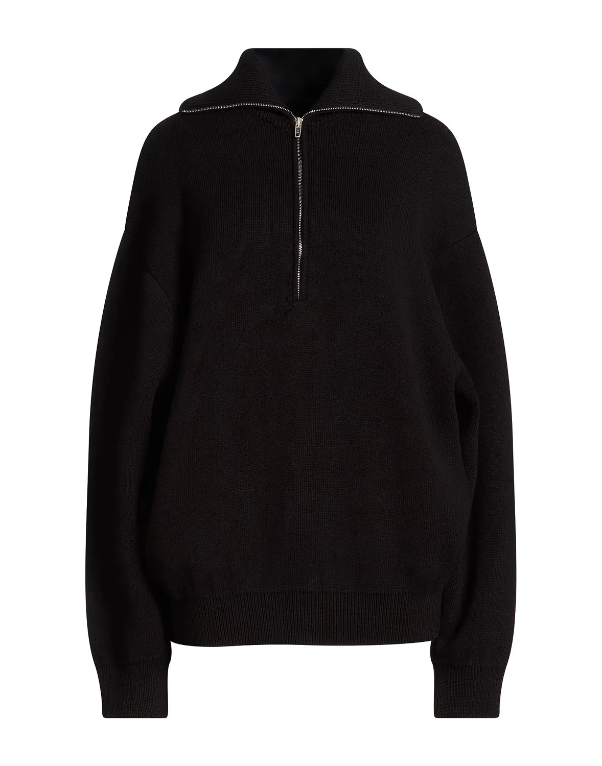 Водолазка из 100% хлопка BALENCIAGA черная