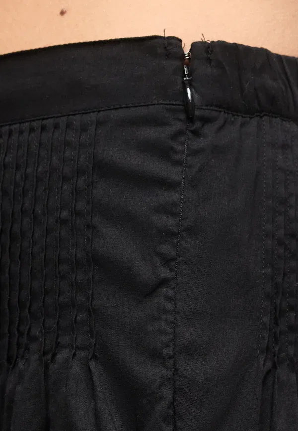 Юбка-шорты A-line Pintuck trim Gap, истинный черный — фото 4