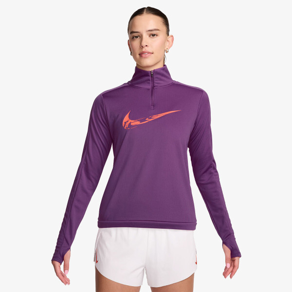 

Футболка с длинными рукавами и галочкой Nike, розовый