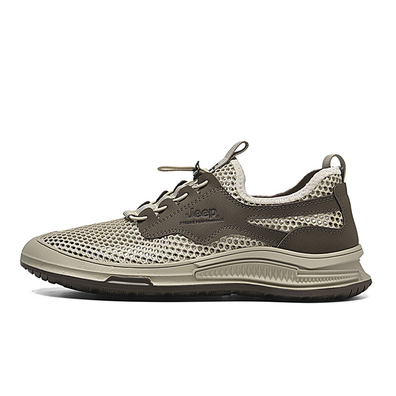 

Кроссовки Jeep Casual Shoes Men Low-Top Khaki, Хаки, Кроссовки Jeep Casual Shoes Men Low-Top Khaki