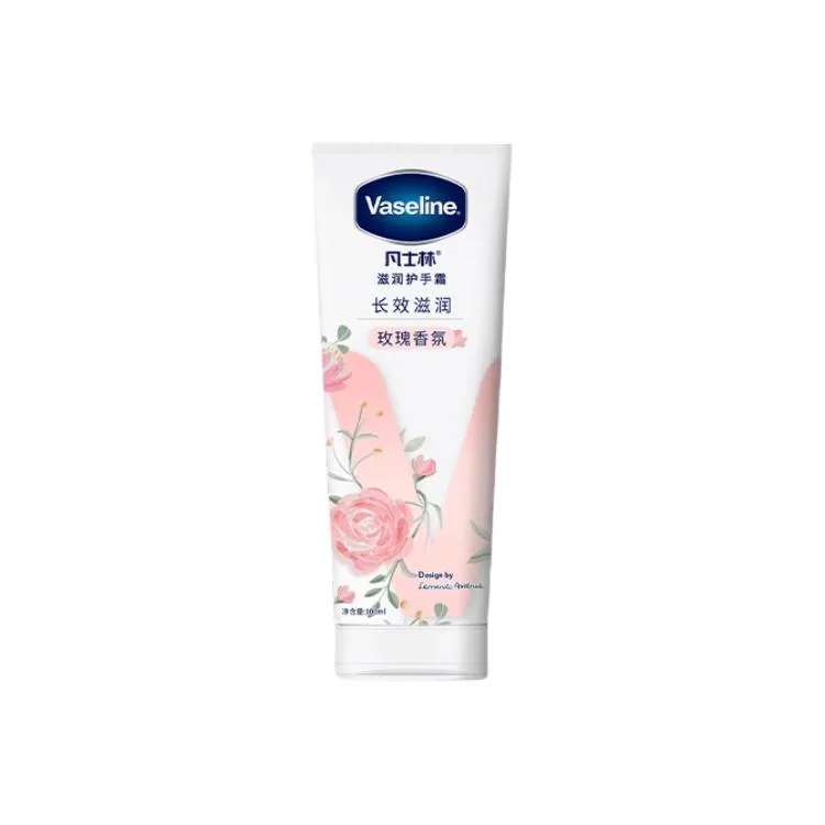 Увлажняющий крем для рук с ароматом розы Vaseline, White Peach Fragrance Moisturizing Hand Cream 40ml — фото 2