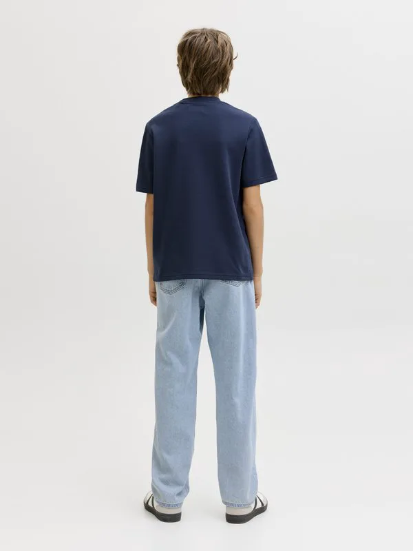 Джинсы прямого кроя jjichris jjoriginal Jack & Jones Junior, Blue Denim — фото 3