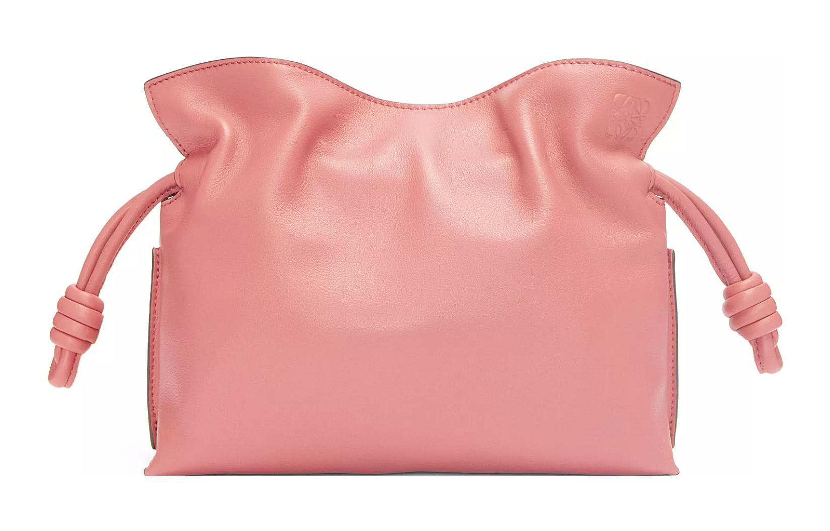 

LOEWE Клатч Flamenco из телячьей кожи Nappa мини Peach Bloom
