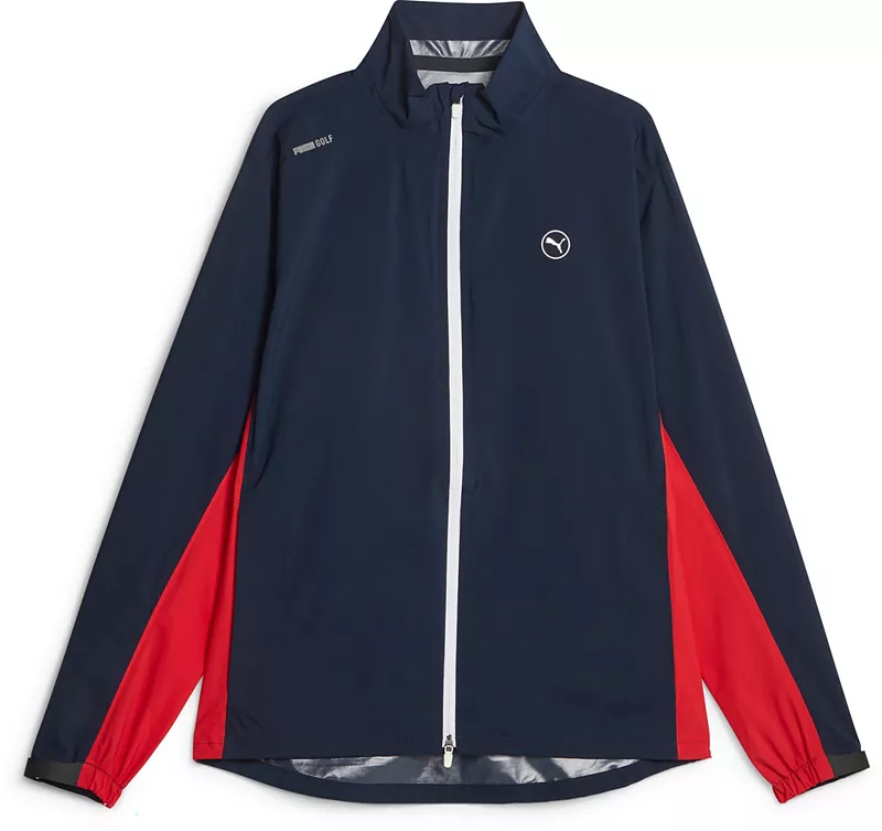

Мужская дождевик PUMA DRYLBL, цвет Navy Blazer/Strong Red