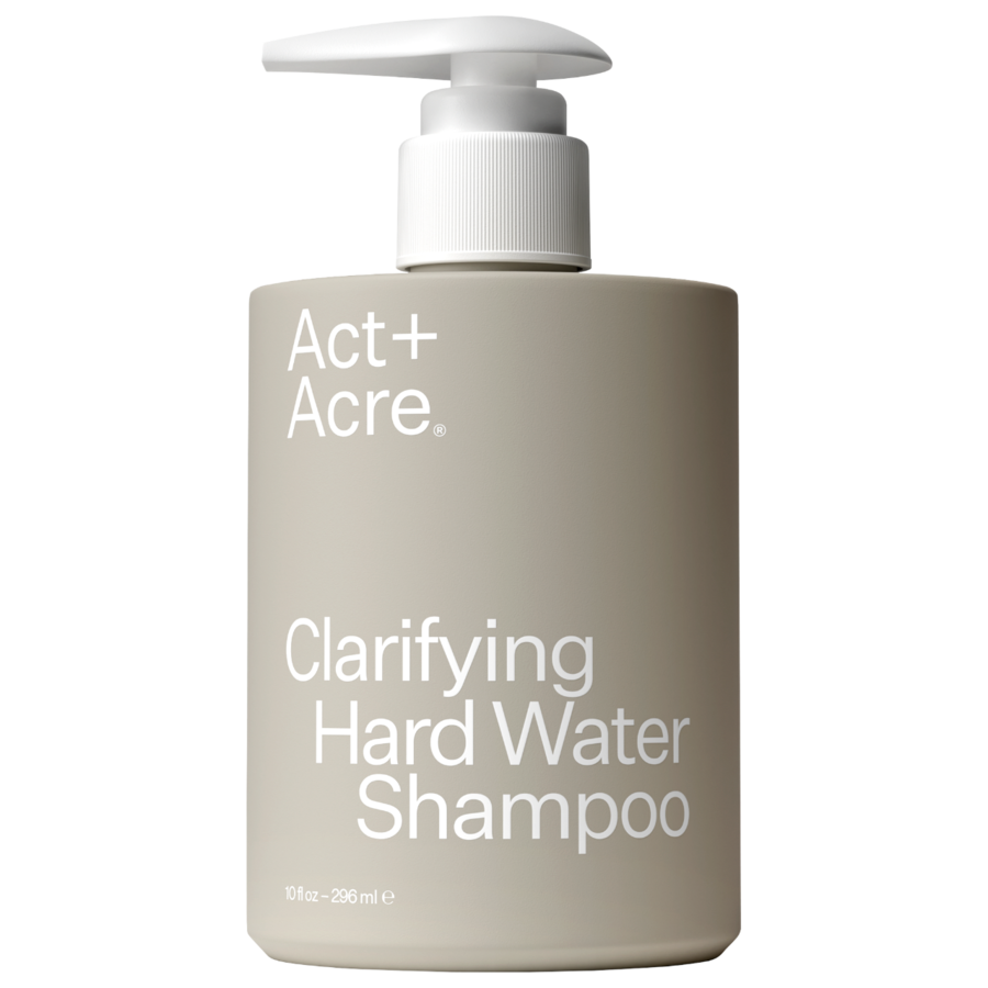 

Очищающий шампунь для жесткой воды Act+Acre, 10 oz /296 ml