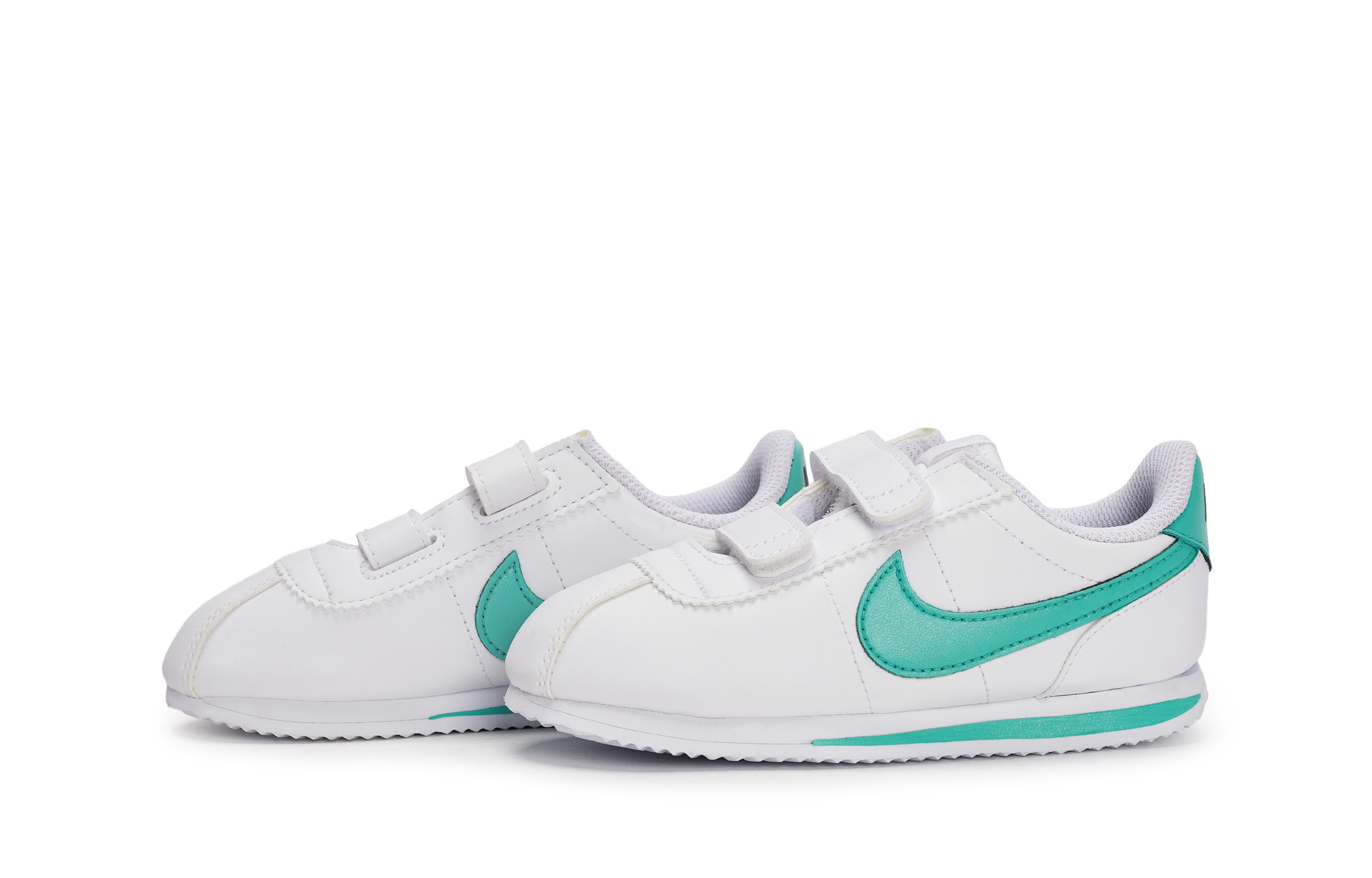 Кроссовки Cortez Basic SL Basic Sl с противоскользящей амортизацией и низким верхом для детей и малышей Nike, белый — фото 3