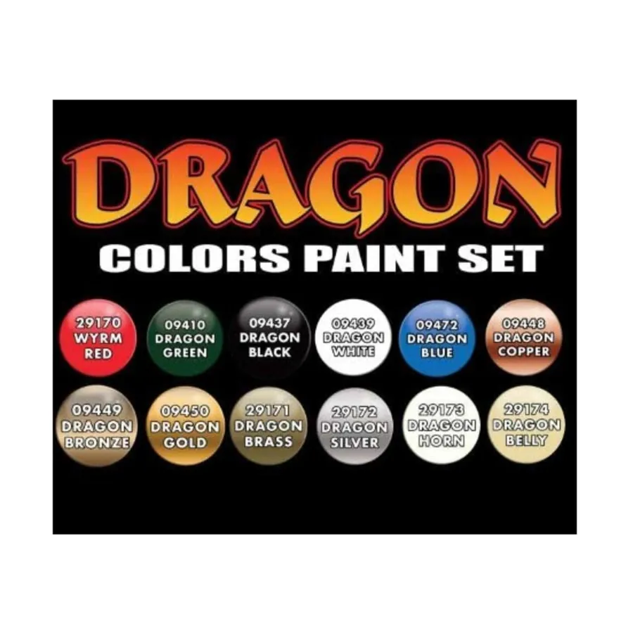 

Набор красок «Цвета дракона», Learn to Paint Kits (Reaper Miniatures)