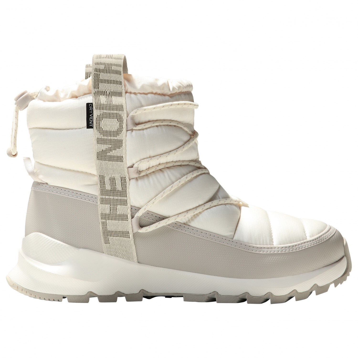 Женские зимние ботинки The North Face Thermoball стеганые на шнуровке, черный — фото 4