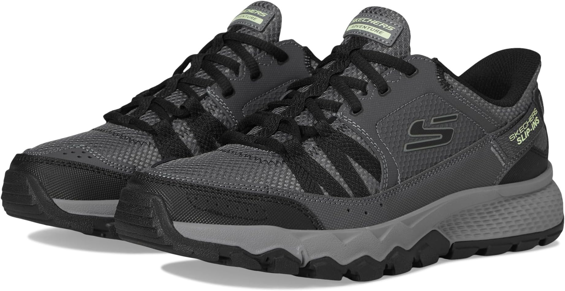 Кроссовки SKECHERS Dynamite AT Escapar Hands Free Slip-in, цвет Charcoal/Black
