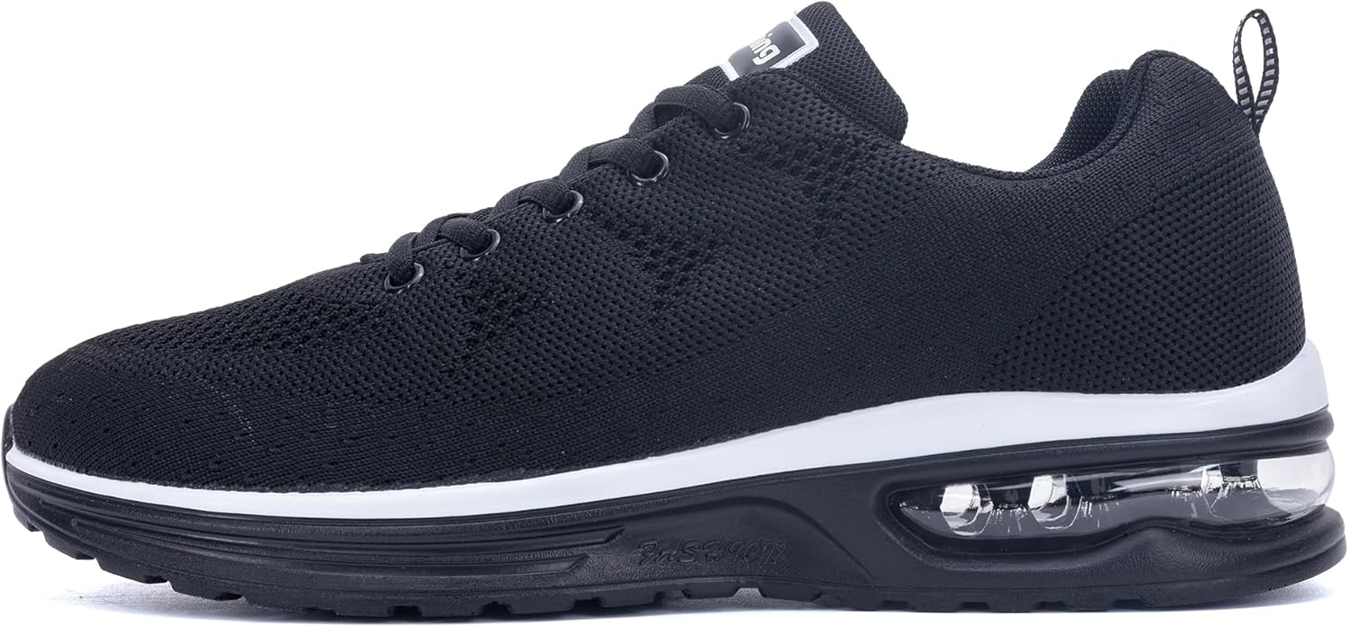 

Мужские кроссовки для бега, тенниса, прогулок и спорта, слипоны, спортивные кроссовки для тренажерного зала, джоггинга и тренировок, размеры США 7-13 Dnoekw, черный