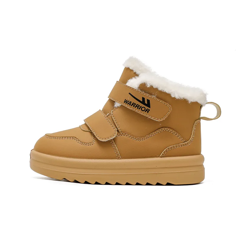 Детские зимние ботинки mid top WARRIOR, бежевый — фото 3