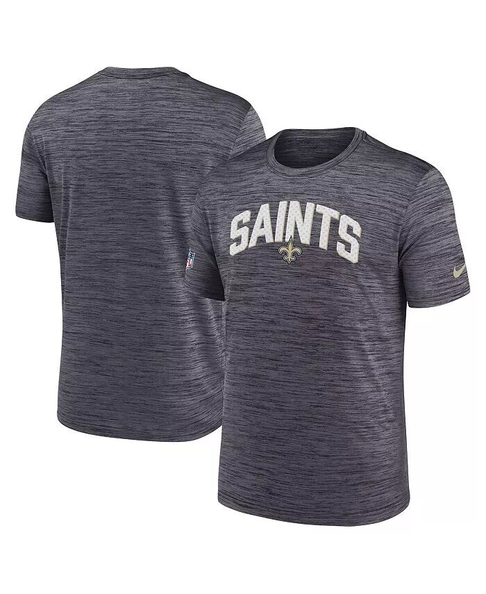 

Мужская черная футболка New Orleans Saints Velocity Athletic Stack Performance Nike
