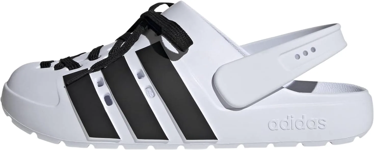 Унисекс сабо Adidas Adilette 2.0, белый/черный/металлик