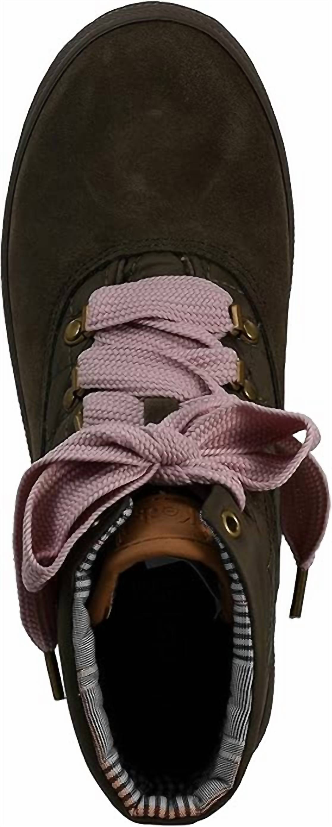Женские походные ботинки в замше/нейлоне цвета оливка Keds, оливковый — фото 3