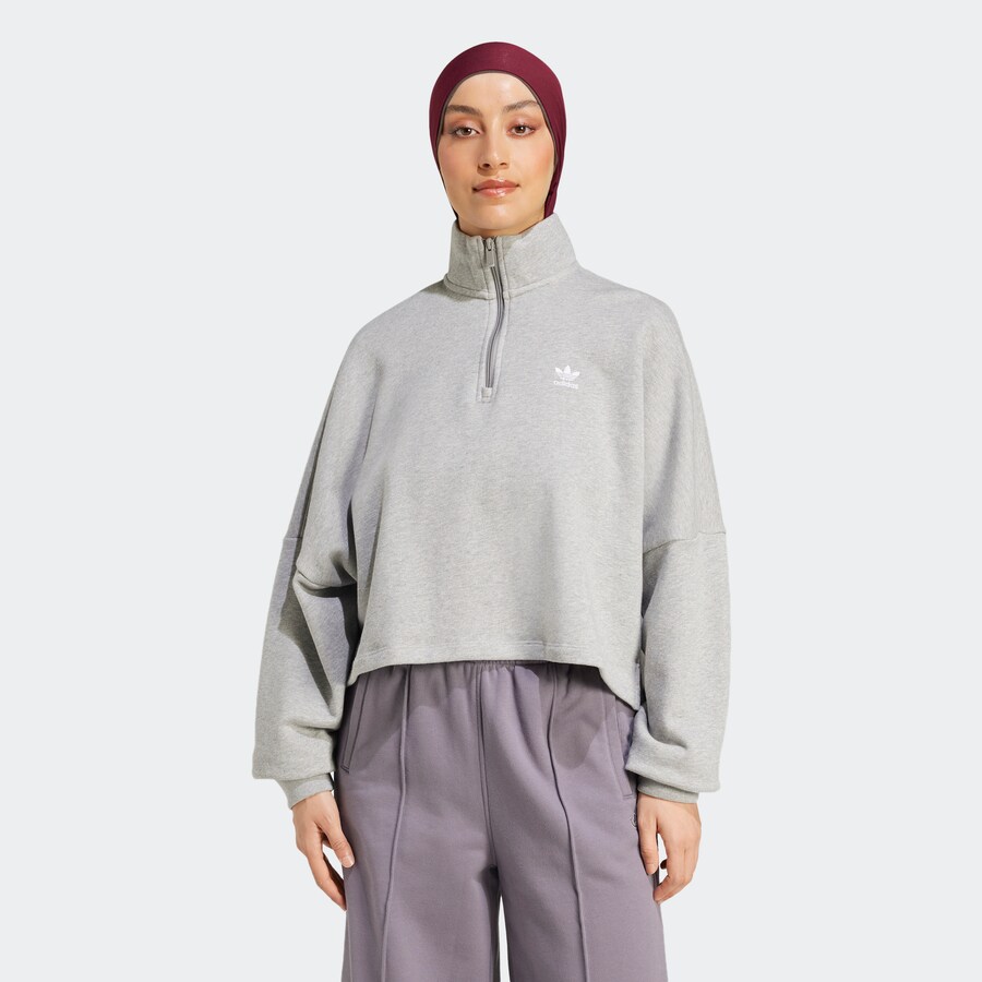 Толстовка ADIDAS ORIGINALS Ess, серый — фото 2