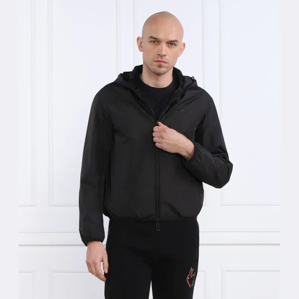 Двусторонняя куртка стандартного кроя Emporio Armani, черный — фото 2