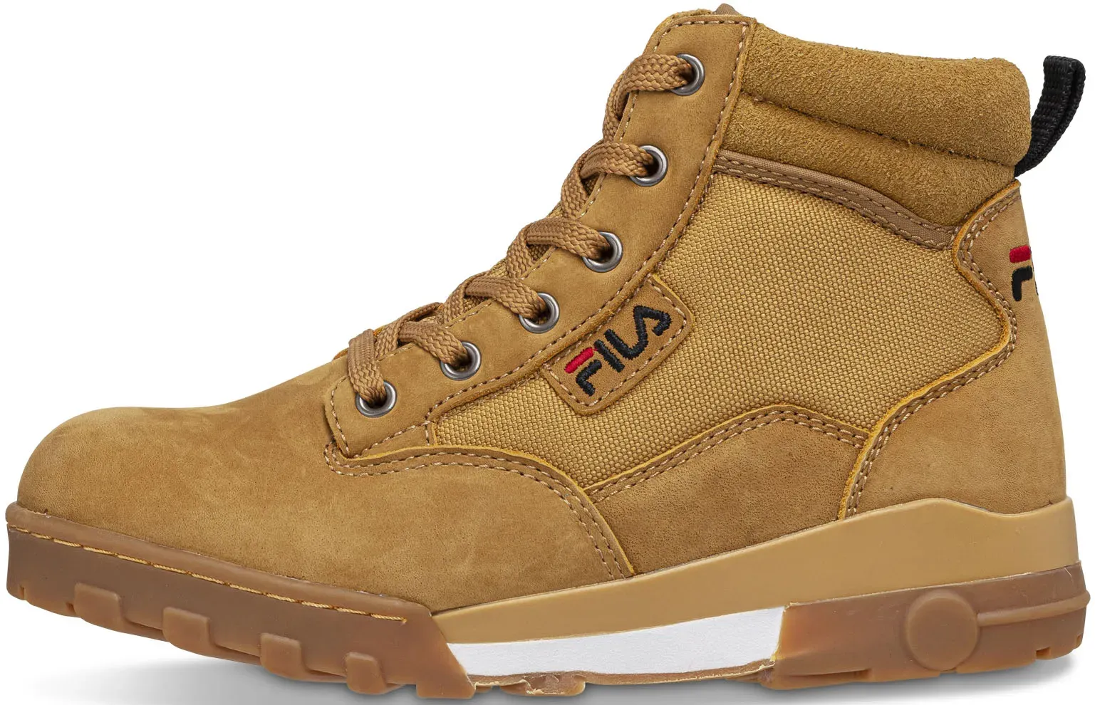 Ботинки Fila на шнуровке "GRUNGE II Mid wmn", цвет Wheat — фото 2