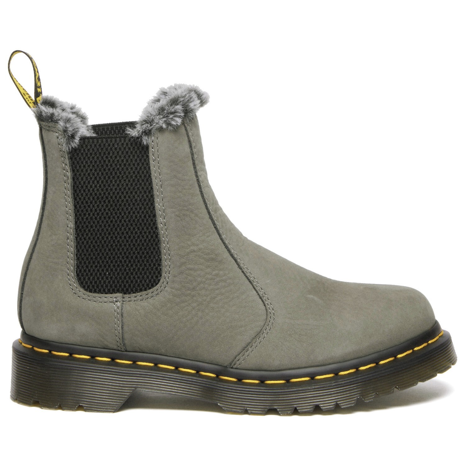 

Зимняя обувь Dr. Martens 2976 Leonore Milled Nubuck WP, цвет Nickel Grey