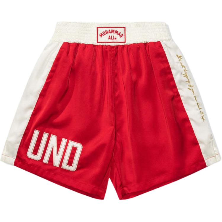 

Muhammad Ali SS24 Спортивные шорты Unisex UNDEFEATED, satin красный