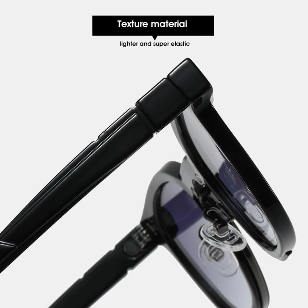 

Солнцезащитные очки для мужчин и женщин - защита UV400 - градиентные линзы, круглые заклепки, для занятий спортом на открытом воздухе и вождения DSVIGF, Grey