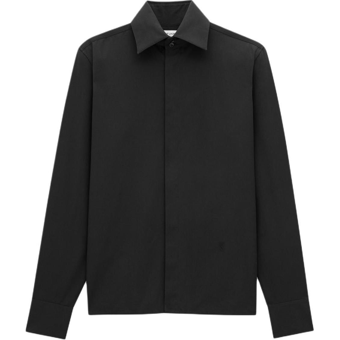 

Рубашка мужская черная Saint Laurent, черный
