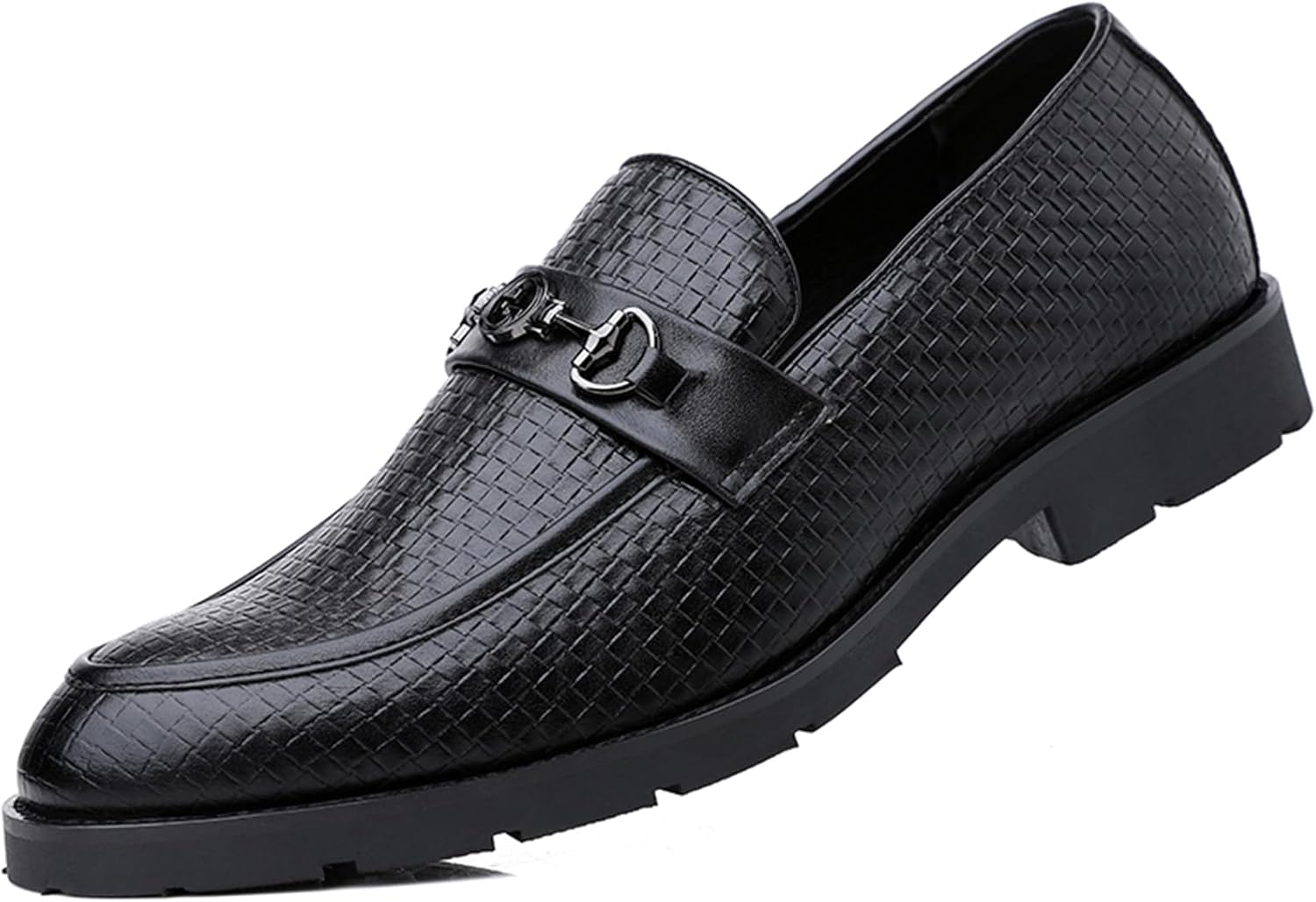

Мужские кожаные туфли-лоаферы на каждый день, и повседневные, удобные модные деловые туфли для мужчин Abborora, черный