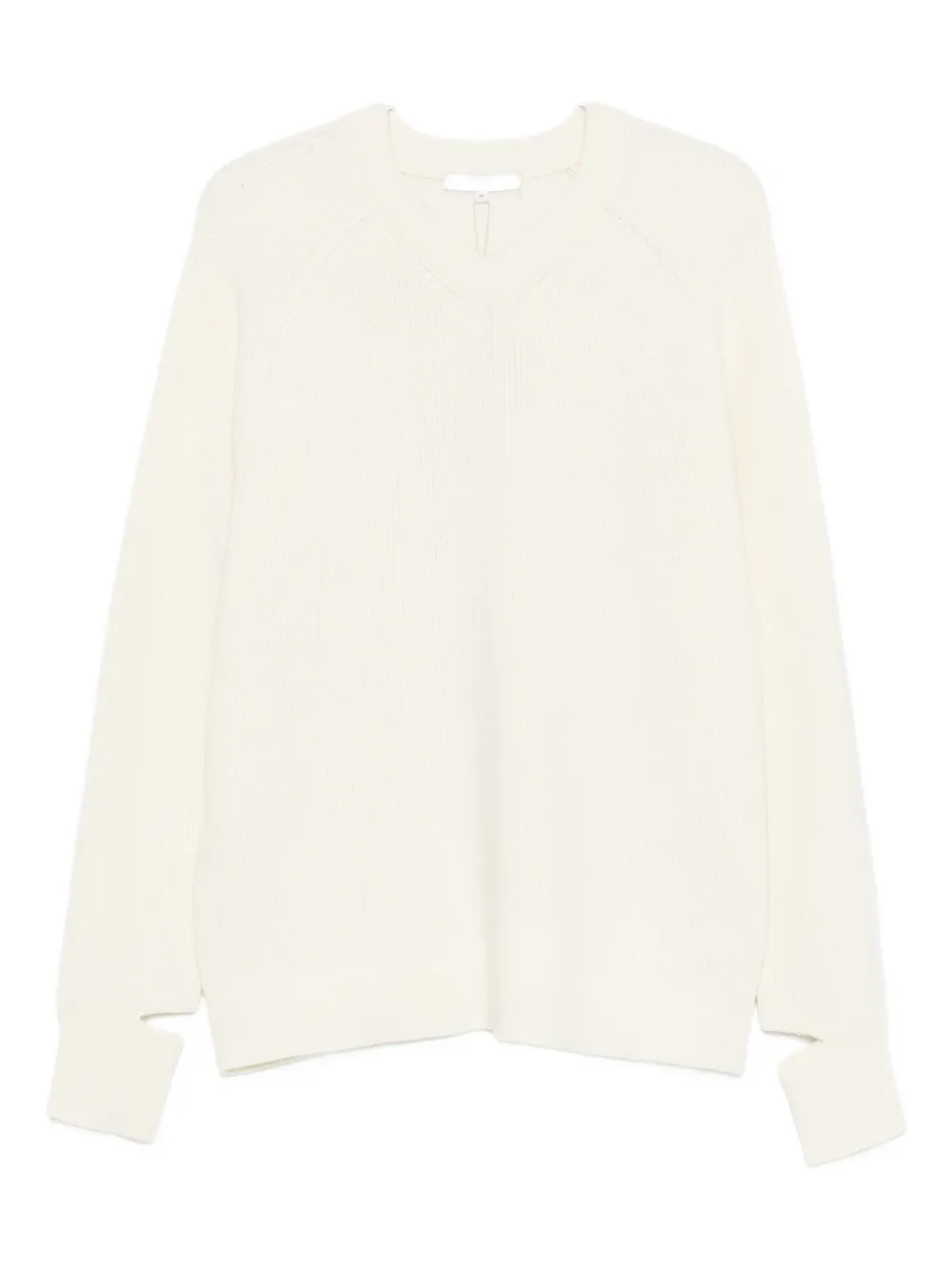 

Свитер с V-образным вырезом Tibi, нейтральный