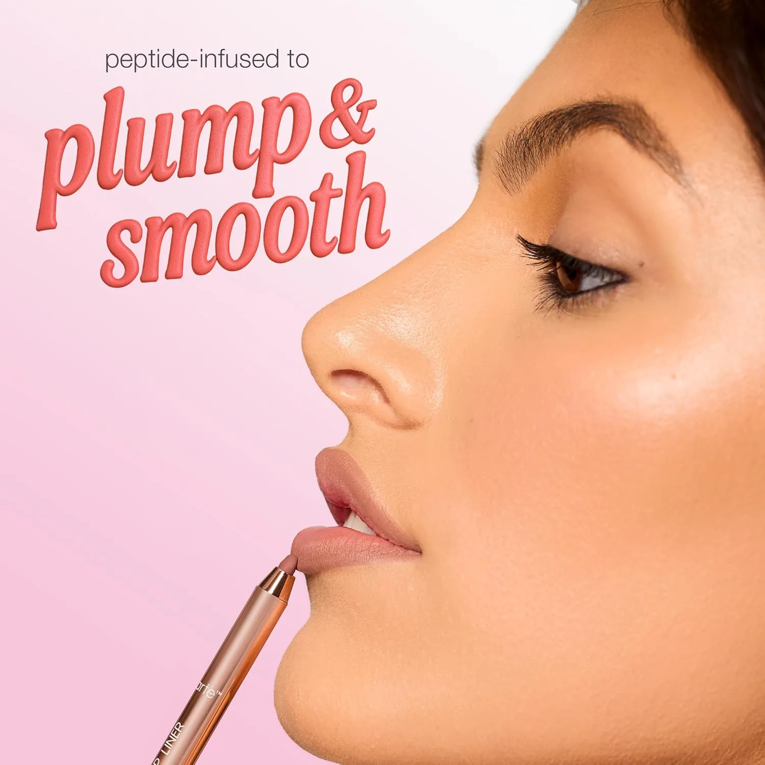 Tarte Maracuja Juicy Lip Plump лайнер для губ с гиалуроновой кислотой, увлажняющий и увеличивающий объем без игл, включает Mystery Charm, vegan, full size 0.57 г (1 шт.), blushed rose — фото 4