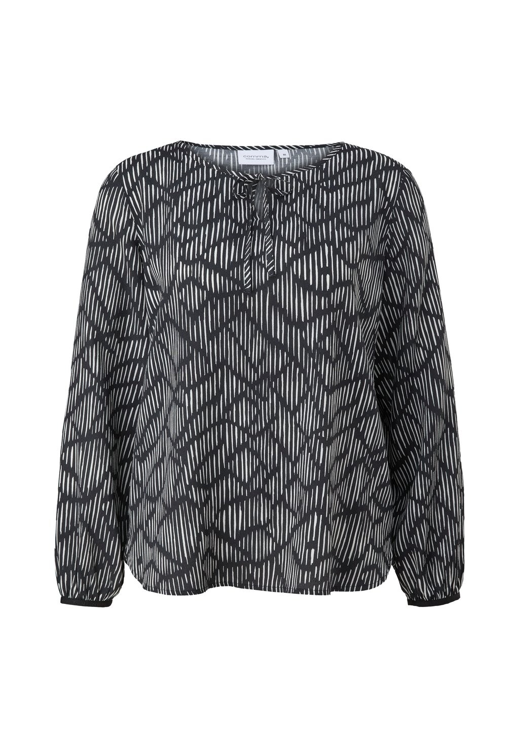 

Блузка CRÊPE comma casual identity, цвет schwarz