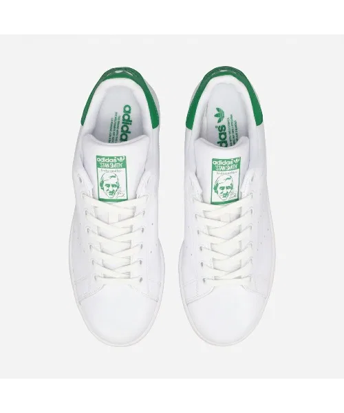 Унисекс кроссовки из натуральной кожи Stan Smith adidas Originals белые — фото 2