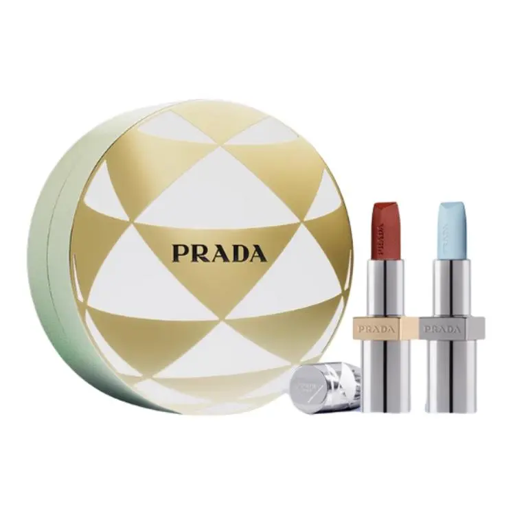 

Ограниченный набор помады Lipstick Gift Box Complexion Correcting Skin Tone 3,8 г*2 бальзам для губ PRADA