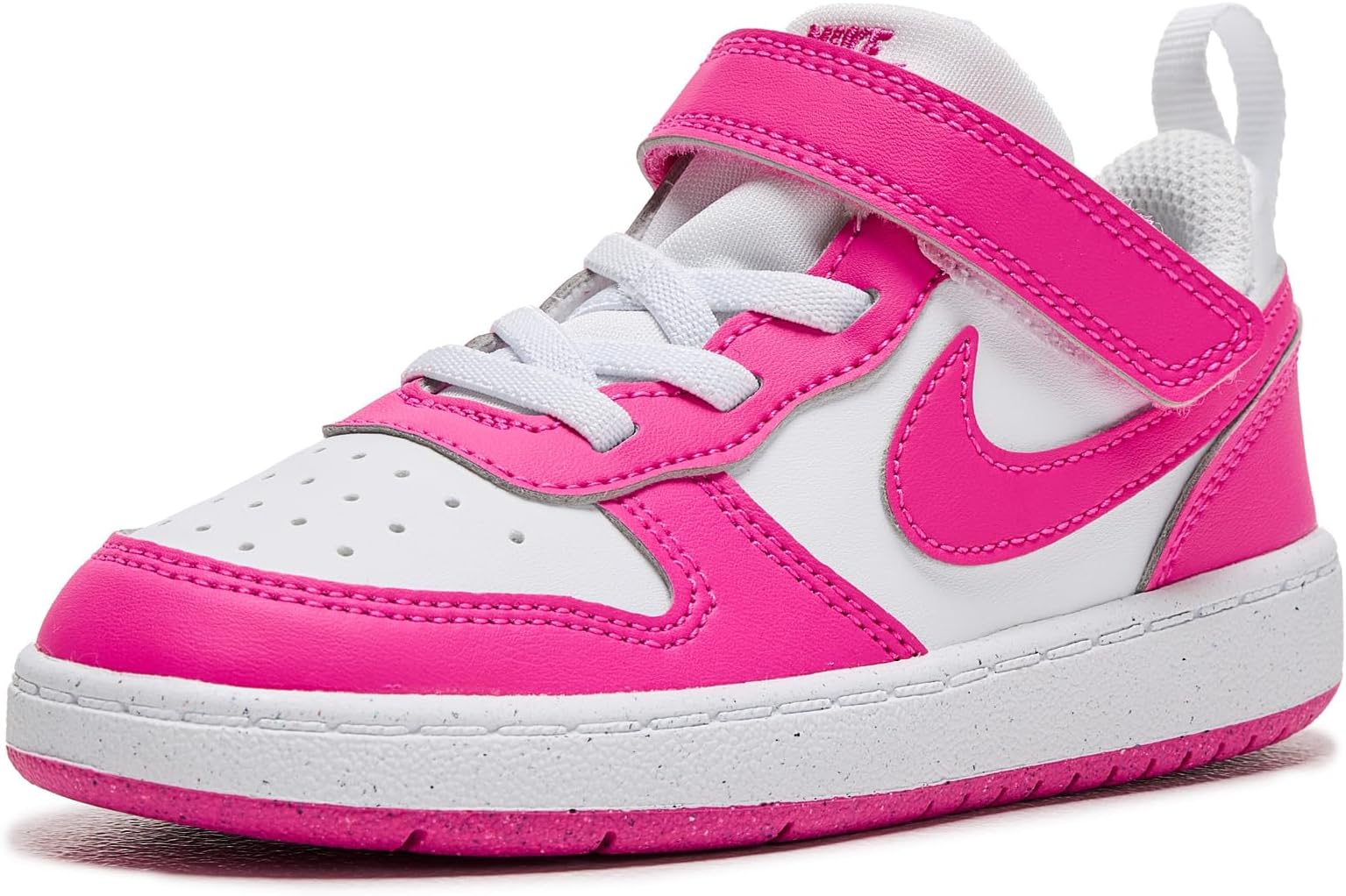 

Кроссовки Nike Kids Court Borough Low Recraft, цвет White/Laser Fuchsia
