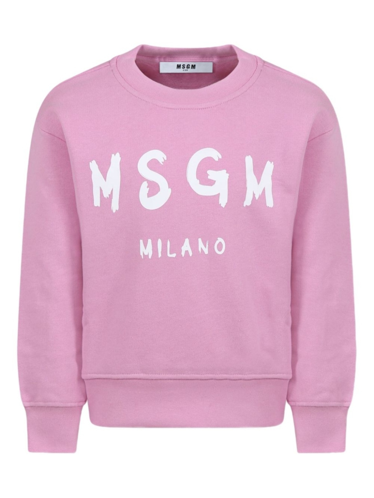 

MSGM Kids толстовка с логотипом, розовый