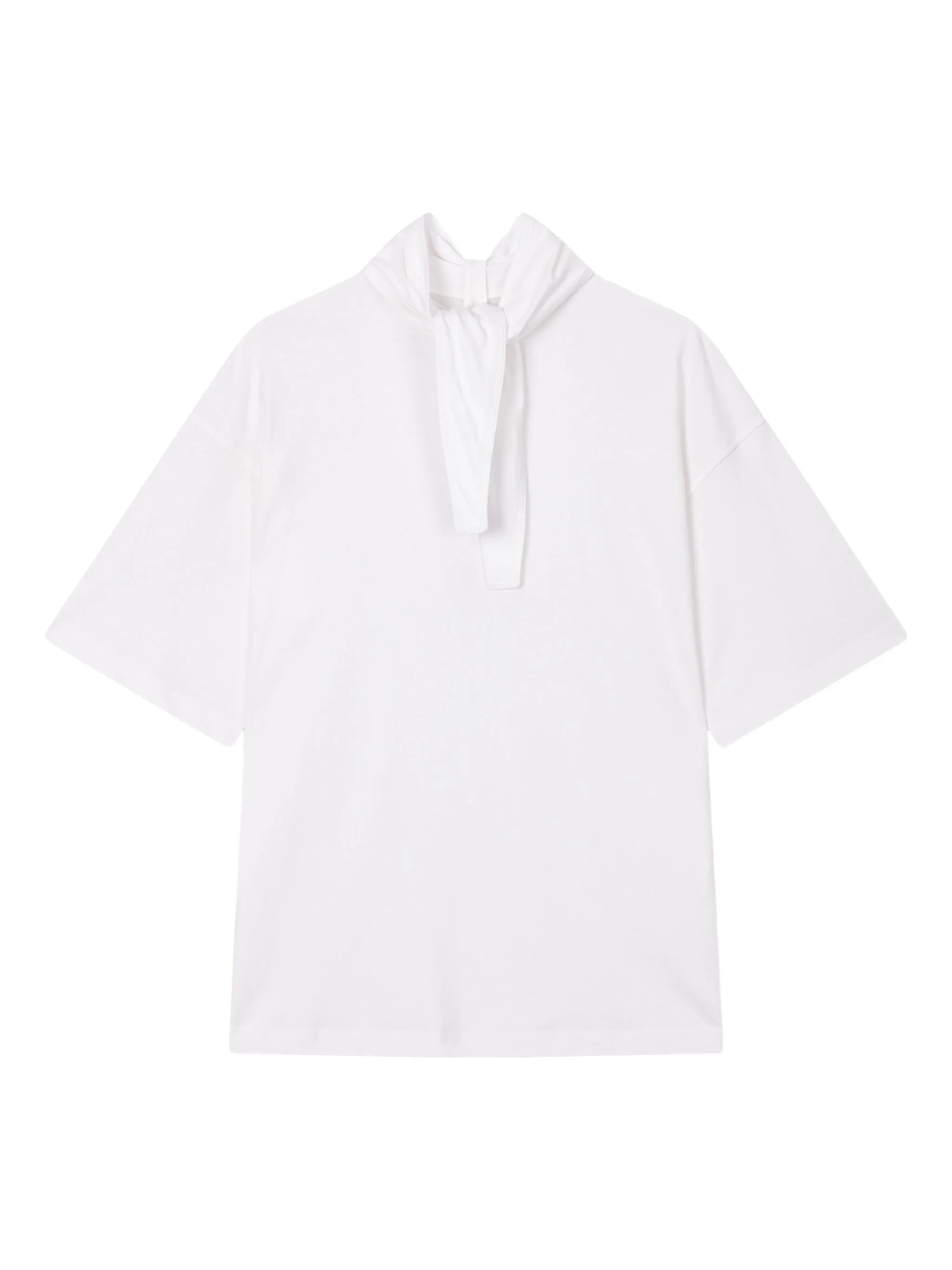 

Топ с короткими рукавами и бантом Tomboy, белый