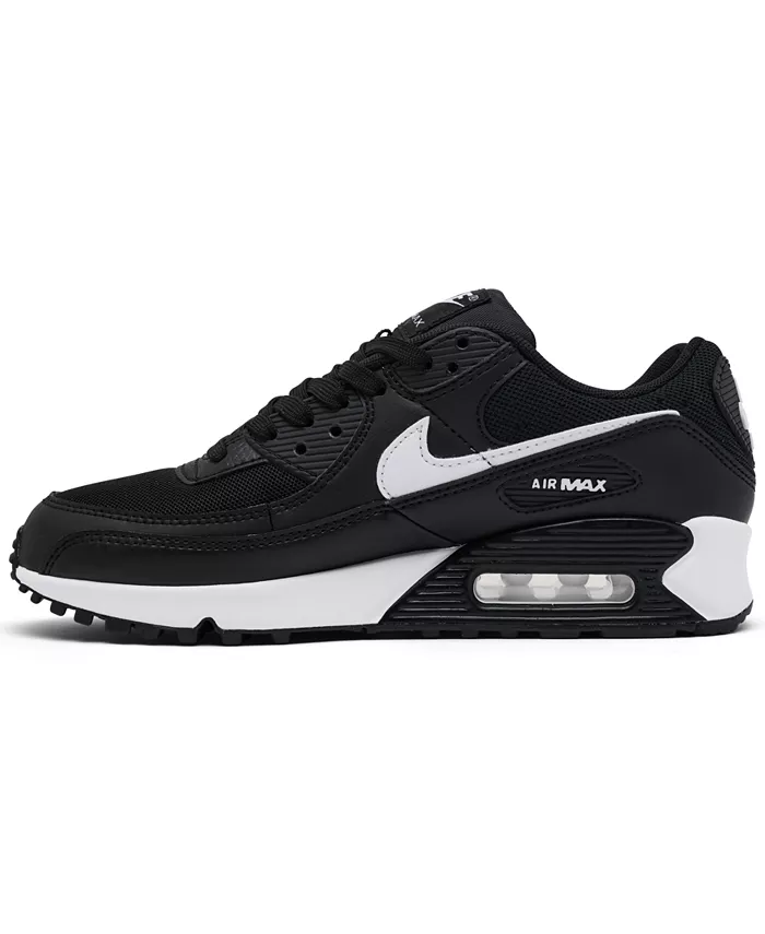 Женские повседневные кроссовки Air Max 90 от Finish Line Nike, черный — фото 3